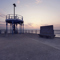 Buy canvas prints of  Weymouth Stone Pier at Sunrise by Paul Brewer