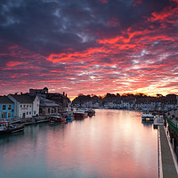 Buy canvas prints of Weymouth Harbour at Sunrise by Paul Brewer