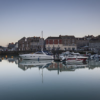 Buy canvas prints of Padstow Harbour in early evening by Paul Brewer