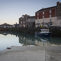 Buy canvas prints of Padstow Harbour in North Cornwall in early spring  by Paul Brewer