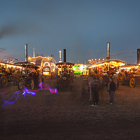 Buy canvas prints of Evening at Great Dorset Steam Fair 2016 by Paul Brewer