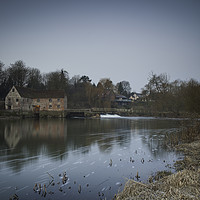 Buy canvas prints of Sturminster Mill Sunrise by Paul Brewer