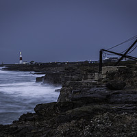 Buy canvas prints of Portland Bill just before storm Dorris hit by Paul Brewer