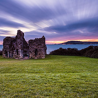 Buy canvas prints of Sandsfoot Castle Weymouth by Paul Brewer