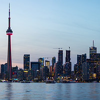 Buy canvas prints of Toronto CN Tower  by Paul Brewer