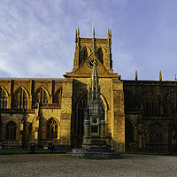 Buy canvas prints of Sherborne Abbey in Autumn by Paul Brewer