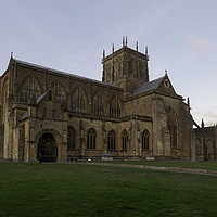 Buy canvas prints of Sherborne Abbey in Autumn by Paul Brewer