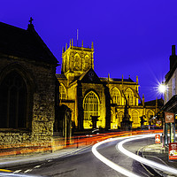 Buy canvas prints of SHERBORNE ABBEY  by Paul Brewer