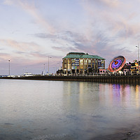 Buy canvas prints of Weymouth Pavilion Panoramic  by Paul Brewer