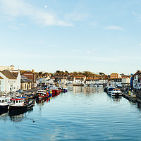 Buy canvas prints of Weymouth Harbour panorama  by Paul Brewer