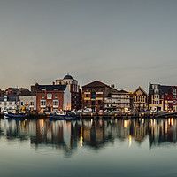 Buy canvas prints of Weymouth Harbour at twilight by Paul Brewer