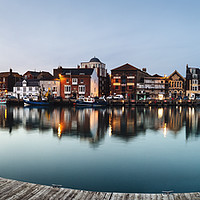 Buy canvas prints of Weymouth Harbour at Twilight by Paul Brewer