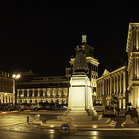 Buy canvas prints of Poundbury Queen Mothers Square  by Paul Brewer