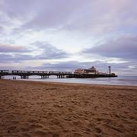 Buy canvas prints of Bournemouth Pier at Sunset by Paul Brewer