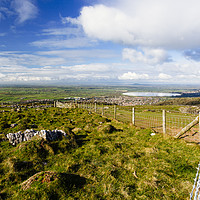 Buy canvas prints of Cheddar gorge view across the Somerset Levels by Paul Brewer