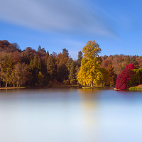 Buy canvas prints of Stourhead Wiltshire in Autumn by Paul Brewer