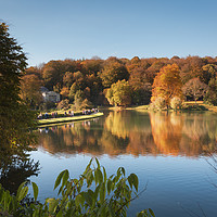 Buy canvas prints of Stourhead Lake in Wiltshire by Paul Brewer