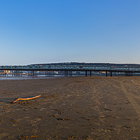 Buy canvas prints of Weston Super Mare Grand Pier Panoramic by Paul Brewer