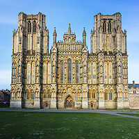 Buy canvas prints of Wells Cathedral by Paul Brewer