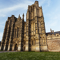 Buy canvas prints of Wells Cathedral in Somerset by Paul Brewer
