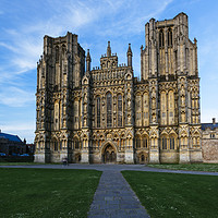 Buy canvas prints of Wells Cathedral by Paul Brewer