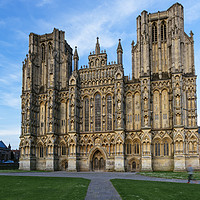Buy canvas prints of Wells Cathedral on Good Friday by Paul Brewer