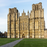Buy canvas prints of Wells Cathedral Somerset by Paul Brewer