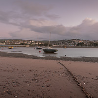 Buy canvas prints of Shaldon and Teignmouth at Sunrise by Paul Brewer