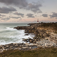 Buy canvas prints of Portland Bill in Winter at Sunrise by Paul Brewer