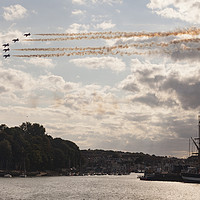 Buy canvas prints of Red Arrows in Weymouth by Paul Brewer