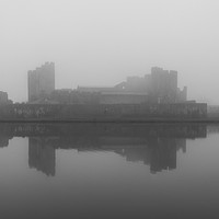 Buy canvas prints of Caerphilly Castle by Paul Brewer