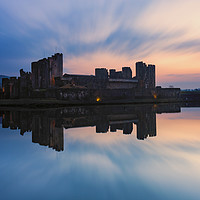 Buy canvas prints of Caerphilly Castle Wales by Paul Brewer