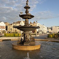 Buy canvas prints of Fountain in Weston by Paul Brewer