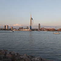 Buy canvas prints of Spinnaker Tower From Gosport by Paul Brewer