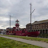 Buy canvas prints of Sula Lightship Gloucester by Paul Brewer