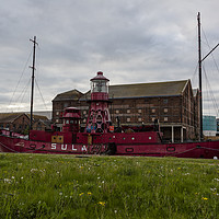 Buy canvas prints of Sula Lightship Gloucester by Paul Brewer