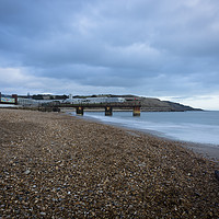 Buy canvas prints of Bowleaze Cove at Winter by Paul Brewer