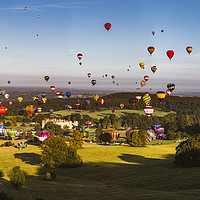 Buy canvas prints of Balloon Safari Longleat by Paul Brewer