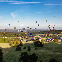 Buy canvas prints of Balloons at Longleat by Paul Brewer