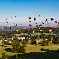 Buy canvas prints of Longleat Balloon Safari by Paul Brewer
