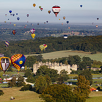 Buy canvas prints of Longleat Balloons  by Paul Brewer