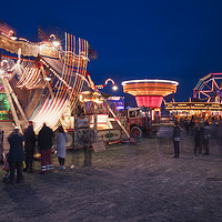 Buy canvas prints of The Fun Fair by Paul Brewer