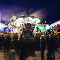 Buy canvas prints of Showman's Line up at the Great Dorset Steam Fair  by Paul Brewer