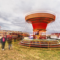 Buy canvas prints of Chairoplanes at the great Dorset steam fair 2019 by Paul Brewer