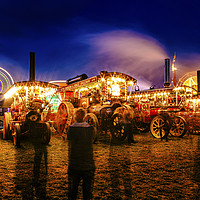Buy canvas prints of Smoking at the Great Dorset Steam Fair 2019 by Paul Brewer