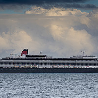 Buy canvas prints of Cunards  Queen Victoria by Paul Brewer