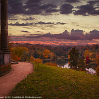 Buy canvas prints of Stourhead in Autumn by Paul Brewer