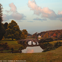 Buy canvas prints of Bridge at Stourhead by Paul Brewer