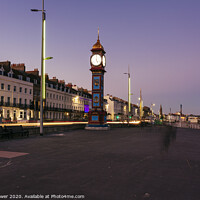 Buy canvas prints of Weymouth Jubilee Clock at Sunset by Paul Brewer