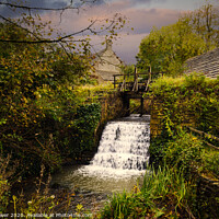 Buy canvas prints of Waterfall at Corfe Castle by Paul Brewer